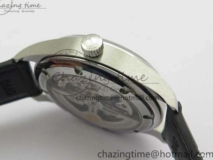 MIROTIME 0426 TimelessDesign Portuguese IW358304 ZF 1:1 Best Edition SS Blue Dial on Leather Strap A 7078